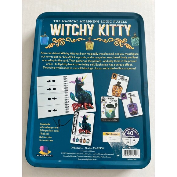 2017 Witchy Kitty Magical Morphing Logic Puzzle Game - Picture 2 of 6